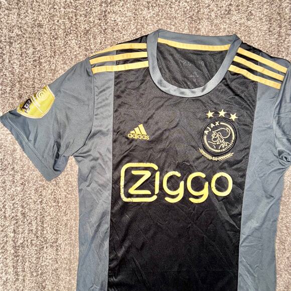 Ajax Adidas 20/21 3rd Jersey 50th Anniversary European Cup Win Soccer Jersey - Picture 11 of 12